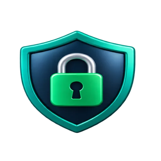 Shield and lock icon